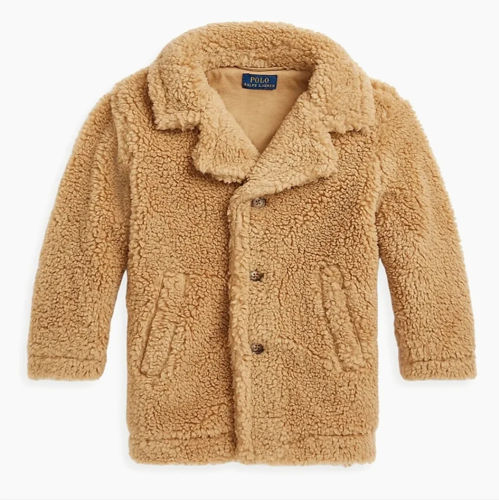 Polo Ralph Lauren curly pile teddy coat